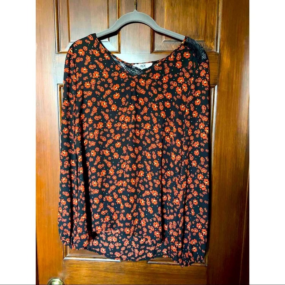 Jack by BB Dakota top with lace back Size Small